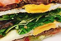 #美食视频挑战赛#关晓彤同款蔬菜三明治的做法