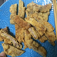 晚餐--酱油肉粒炒饭加自制炸猪扒的做法图解10