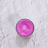 #皇后红玫瑰花式做法#奇亚籽苹果火龙果奶昔的做法图解6