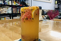 夏天味道～百香果蜂蜜柠檬气泡水的做法