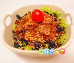 元气补给站~~~生菜卤牛肉拌饭的做法