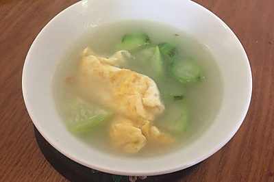 丝瓜鸡蛋汤