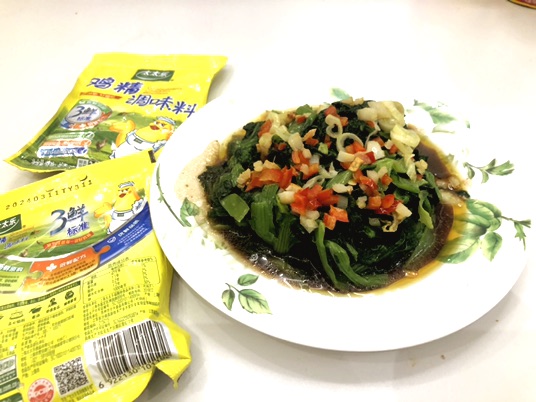 凉拌小白菜的做法