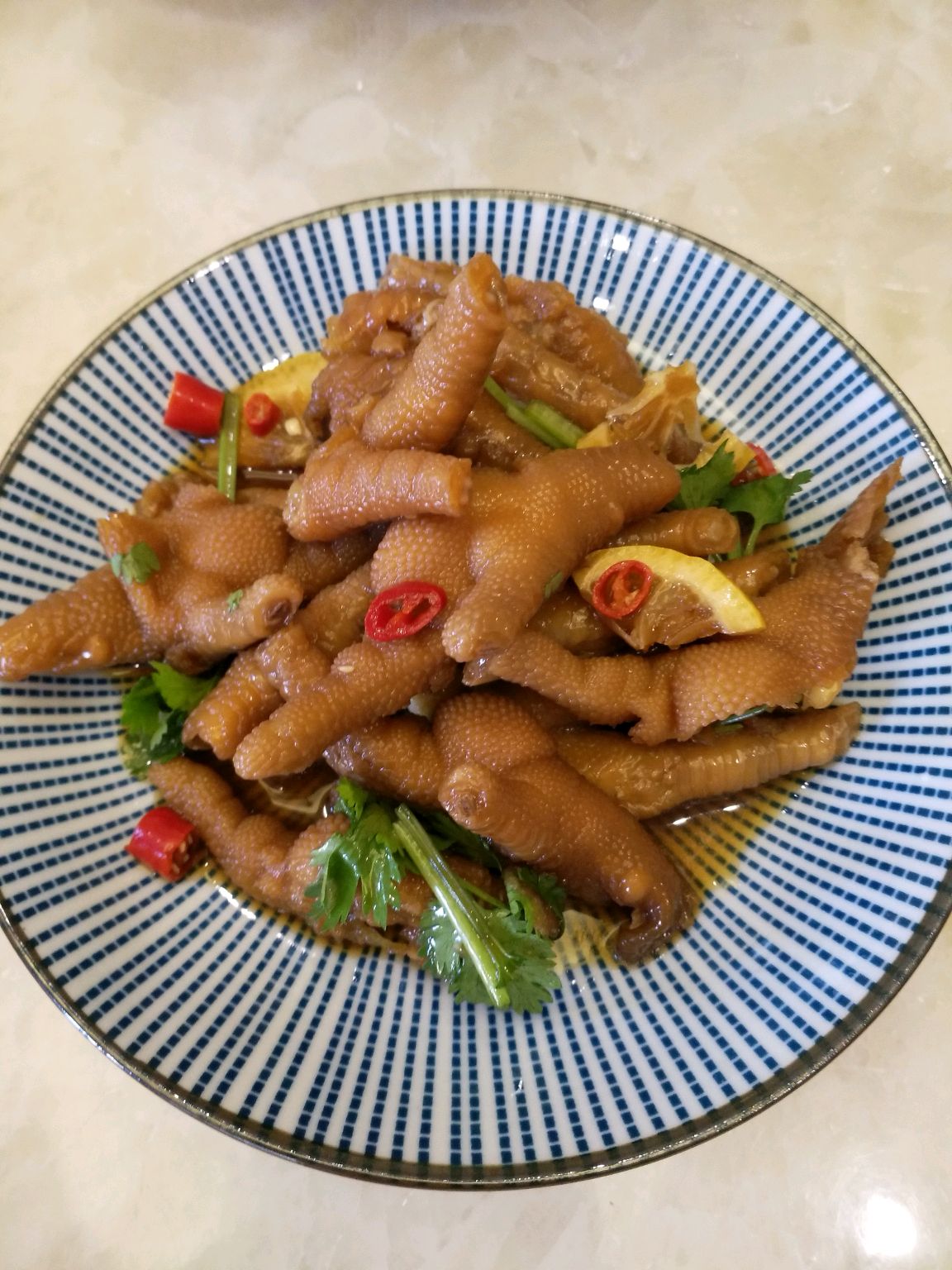 Pickled chicken claw