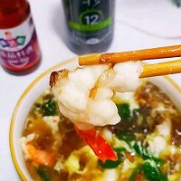 #福气年夜菜#鲜虾片紫菜蛋汤的做法图解11