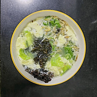 紫菜虾米蛋花汤的做法图解4