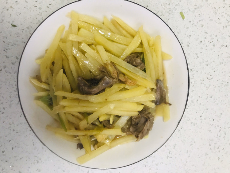 快手菜—醋溜土豆丝的做法
