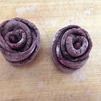 紫薯蔷薇馒头的做法图解8
