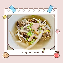 #我们约饭吧#排骨海鲜菇汤
