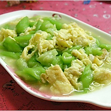 丝瓜炒蛋