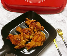#麦子厨房#美食锅出品：蒜香蜜汁烤翅的做法