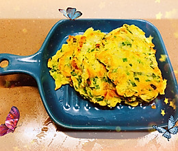 香煎韭菜鸡蛋饼的做法