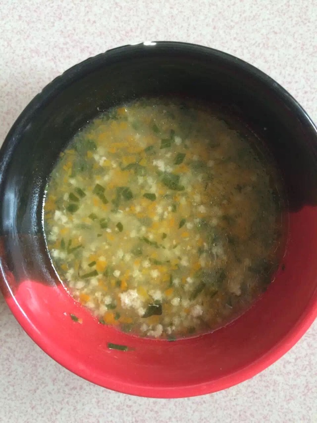 宝宝牛肉胡萝卜蔬菜粥的做法图解3