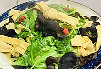 奶白菜炒豆结的做法
