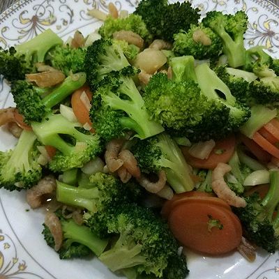 干贝虾米西兰花