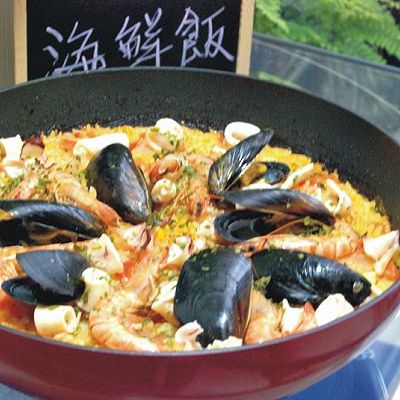 西班牙海鲜饭——美亚粉尚”靓瘦“好锅试用菜谱
