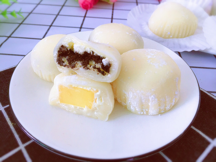 百吃不腻雪媚娘的做法
