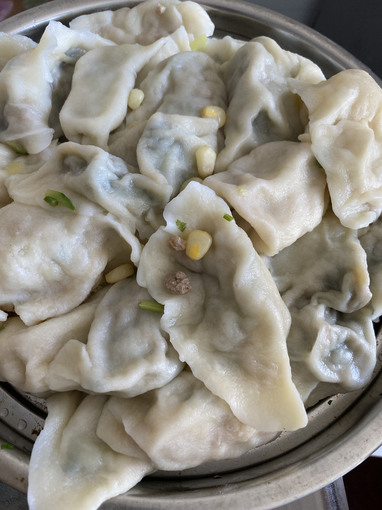 玉米猪肉饺子的做法