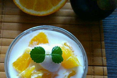 自制酸奶十水果