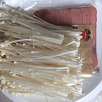 培根金针菇卷的做法图解1