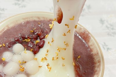 红豆麻薯糖水
