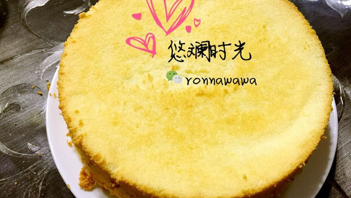【悠斓时光】0基础也可完美驾驭的戚风蛋糕【8寸超详细不开裂】