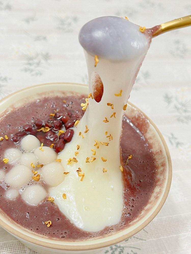 红豆麻薯糖水的做法