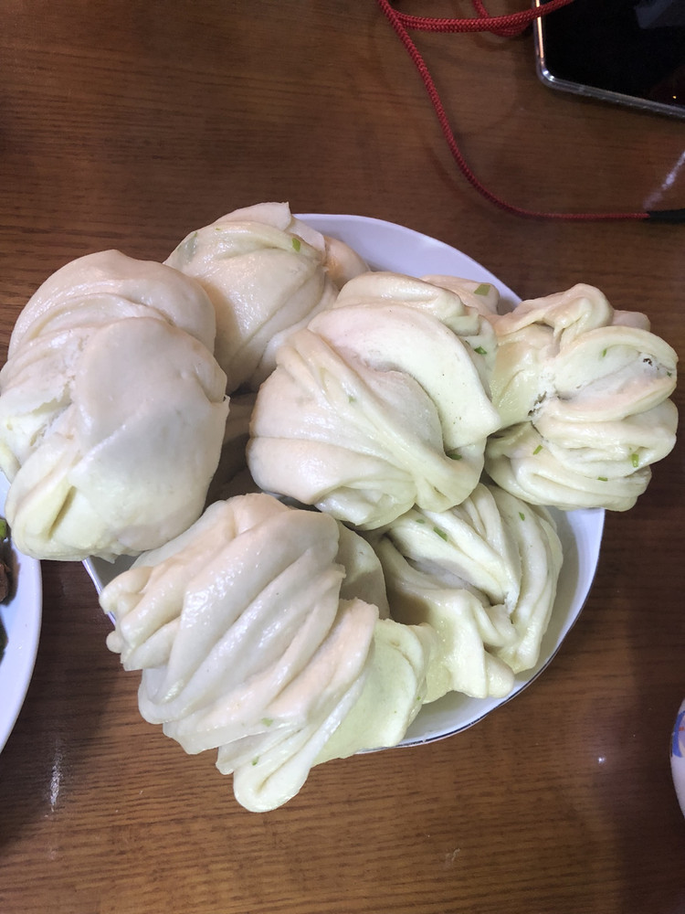 手工纯碱葱油花卷的做法