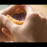 香芋紫薯芝心仙豆糕的做法图解13