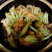 干锅菜花的做法图解6