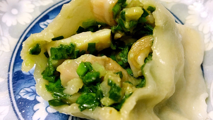韭菜大蛤水饺