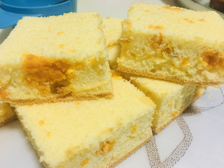 咸蛋黄芝士蛋糕的做法