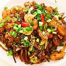 比肉香营养高*干煎黄花白芸豆