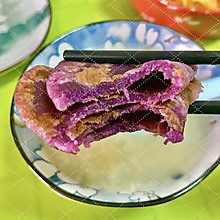 紫薯饼早餐
