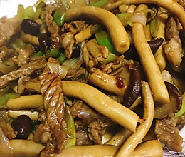 能量午餐-茶树菇炒牛肉的做法