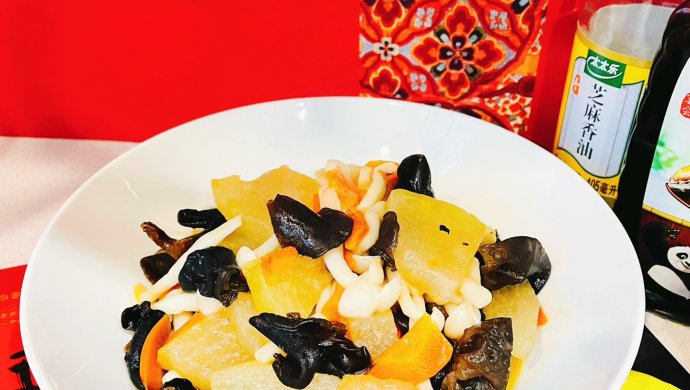 轻食吃点香油冬瓜木耳