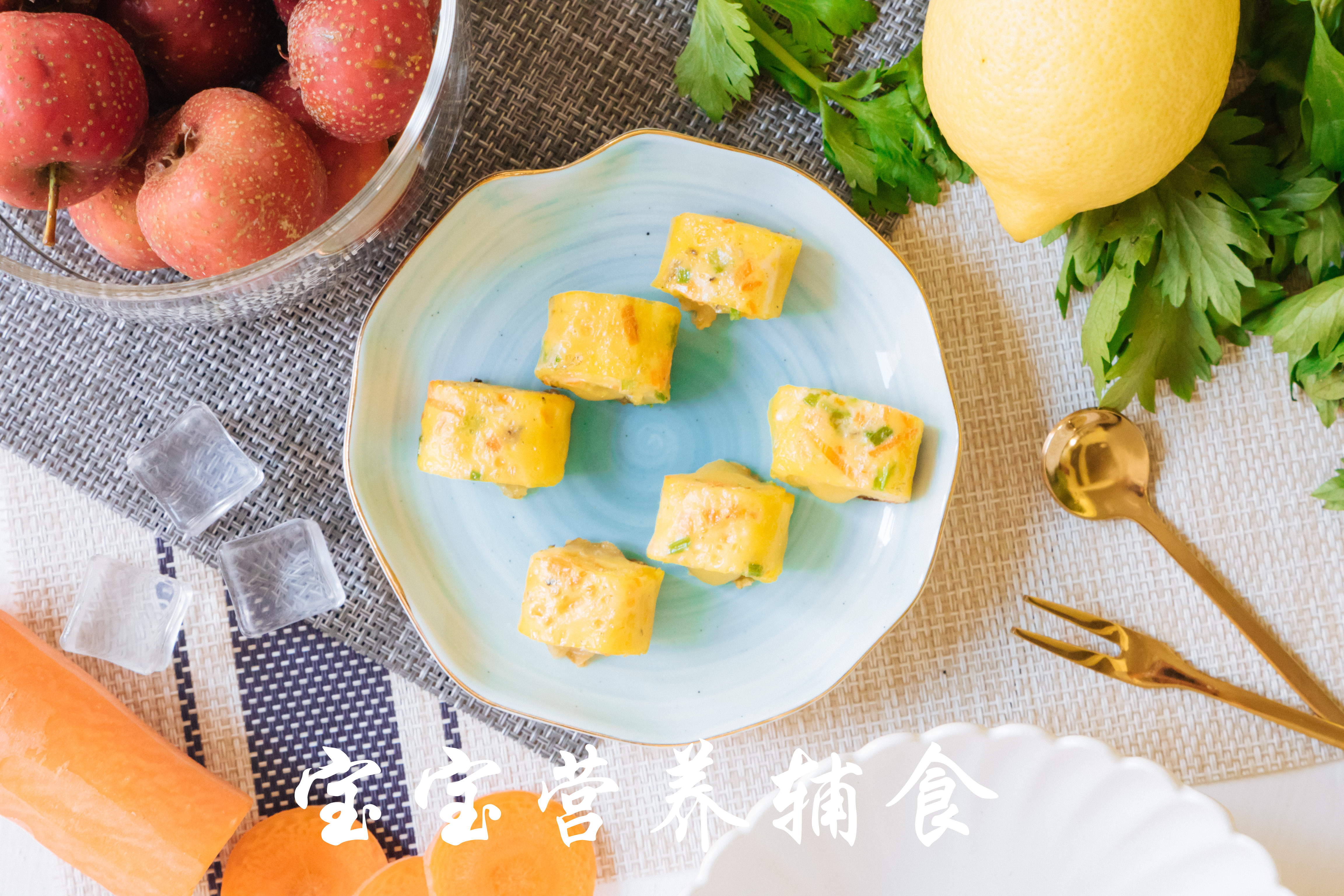 Baby's supplementary food: Braised thick egg with clove fish and cheese