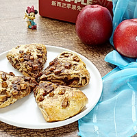 #皇后红玫瑰花式做法# 苹果肉桂司康的做法图解17
