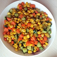 金玉满堂（玉米粒胡萝卜）的做法图解1