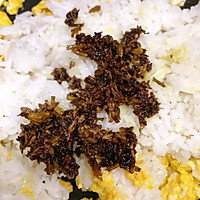 #打工人的健康餐#香椿炒饭的做法图解6
