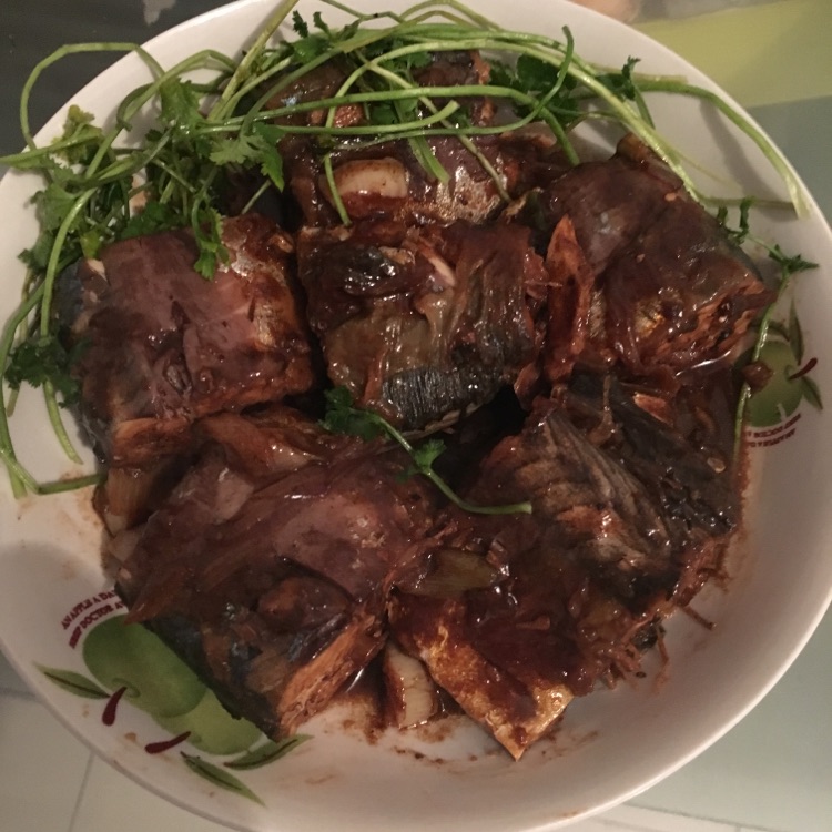 红烧鲅鱼的做法图解6