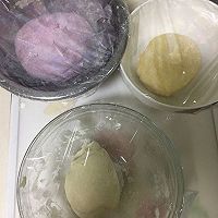 帆妈三色开口馒头的做法图解3