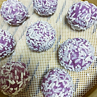紫薯糯米球球儿的做法图解9