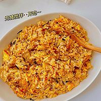 减脂午餐！超赞的韩式鸡蛋酱鸡腿肉拌饭的做法图解4