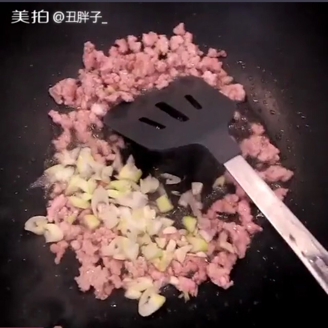 肉沫粉条的做法图解4