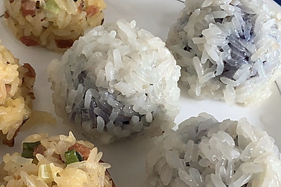 紫薯糯米圆子