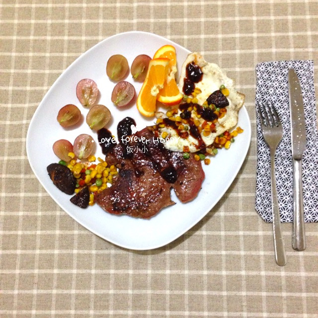 雪花牛排的做法