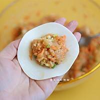 胡萝卜鸡肉煎饺的做法图解5