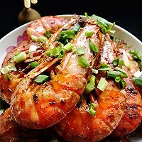油煎大虾的做法图解4