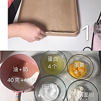 蛋糕卷系列-柔软又简单的小四蛋糕卷（最适合小白的基础卷）的做法图解1